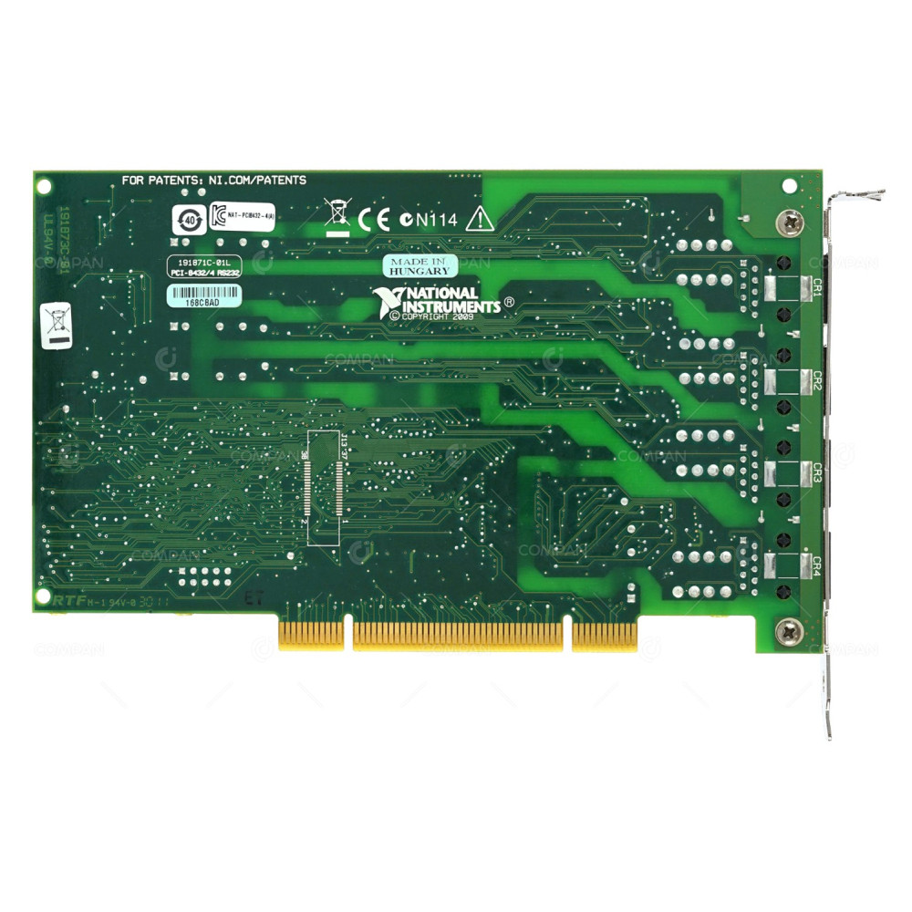 PCI-8432-4 NATIONAL INSTRUMENTS PCI-8432/4 RS232 4 PORTS PCI CARD 191871C-01L,PCI-8432/4, NAT-PCI8432-4, 191873C-01